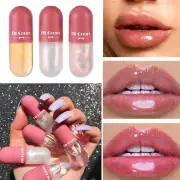 Plump Serum Crystal Jelly Lip Plumper Oil Lip Gloss Lip Tint Lip Base Makeup Hot
