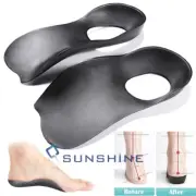 3/4 Orthopedic Shoe Insoles Arch Foot Support Insert Plantar Fasciitis Soft Pad
