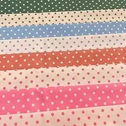 8Pcs 20" x 20" Cotton Fabric DIY Making Supplies Quilting Patchwork Fabric Fat Quarter Bundles DIY for Quilting Cotton Patchwork Cushions (Dot, 20" x 20")