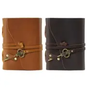 Vintage Magic Leather Journey Diary Notepad Planner Notebook with for Key Orname
