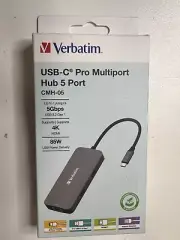 Verbatim USB-C Pro Multiport Hub 5 Port (CMH-05) - New