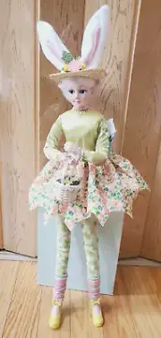 NEW Cynthia Rowley Designer Easter Fairy Pixie Elf Shelf Sitter Doll 27” Girl G-
