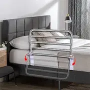 Bed Railing for The Elderly, Adult Bedside Safety Anti-Fall Bed Railing, Foldable Portable Safety Auxiliary Handle Metal Anti-Fall Guardrail