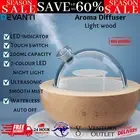Devanti Aroma Diffuser Aromatherapy Essential Oil Humidifier Purifier LED Glass