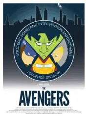 The Avengers - Art Print by Dave Williams - Like Mondo Poster
