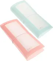 OFFIGAM 2pcs Decal Organizer Album for Sticker Storage Lightweight Sticker Storage Book for Students Macaron