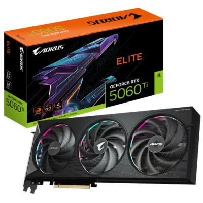 Gigabyte nVidia GeForce RTX 5060 Ti AORUS ELITE 16GB, Graphics Card, GDDR7