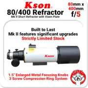 Kson 80mm / 400mm f/5 Refractor Telescope with Vixen Plate
