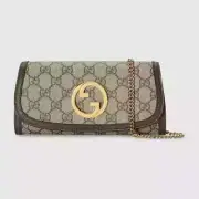 NWT GUCCI 725215 BLONDIE CONTINENTAL CHAIN WALLET WOC CROSSBODY