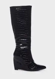 Night Social Secret Wedge Boots
