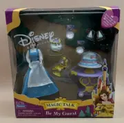 Disney Belle Magic Talk Be My Guest 2002 Playmates Figure Playset NEW