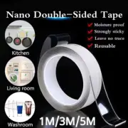 Transparent Nano Tape Washable Reusable Double-sided Adhesive Adhesive Hook Tape