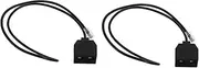 LIFKICH 2pcs Plug Adapter for Telephones Rj9 Splitter Cable Adapter for Landline