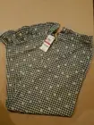 Material Girl Juniors Black Checkered Lemon Print Flare Pants Size XS