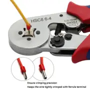 0.25-10mm² Terminal Crimping Tool Bootlace Ferrule Crimper Wire End Cord Pliers