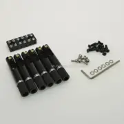 Guitar Parts 6-String Headless Guitar Bridge - Cosmo Black