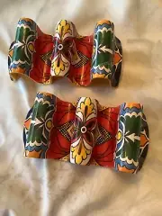 PREPARA Taco Holders ~ Multi Function - Set Of 2 ~ Festive Colors ~ New
