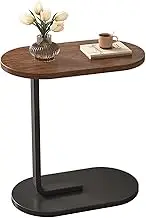 C Shaped Side Table, Home End Table, Sofa Side Table Small Coffee Table, Anti-Rust Waterproof, for Sofa, Laptop, Snacks in Living Room, Bedroom, Bathtub, Small Spaces