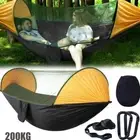 440lbs Double Person Camping Hammock Tent with Mosquito Net Hanging Bed Portable
