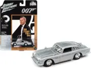 1/64 Johnny Lightning Aston Martin DB5 Damaged James Bond 007 Silver Car JLSP160