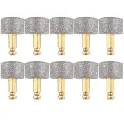 10pcs Dog Nail Grinder Wheel Replacement Grinding Head Replacement Head Grey 10pcs