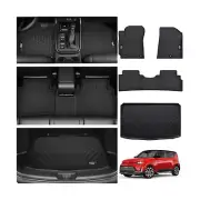 Floor Mats & Trunk Mat for 2020-2024 Kia Soul All Weather TPE Protection Floo...