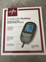 MEDLINE EVENCARE Proview BLOOD GLUCOSE MONITORING SYSTEM With 50 Strips