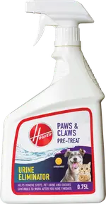Hoover Paws & Claws Urine Eliminator Pre Treat Spray 750ml