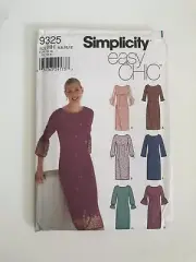 Simplicity Sewing Patterns easy CHIC 9325 Uncut