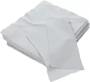 ROMISBABA Jewelry Clean Tools 50pcs Polishing Cloths for Jewelry Earring Necklace Bracelet Quick Dry Reusable