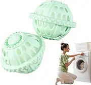 Laundry Balls For Washing Machine,Non Detergent Dryer Laundry Balls | Anti-Knot Home Cleaning Supplies For Families, College Students, Vacation, Traveling RV