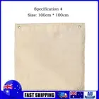 Fire Pit Mat Fiberglass Camping Stove Grill Mat for Patio Lawn (100x100cm)