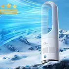 Bladeless Tower Fan, 90° Oscillating, Remote, Quiet, 8H Timer, Home & Office Use