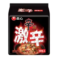 在飛比找Yahoo奇摩購物中心優惠-農心 激辣辛拉麵4入(480g)