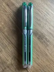 Pilot V5 GRIP Hi-Tecpoint Pure Liquid Ink 0.5mm R/Ball Pen,Green BXGPN-V5(2 PENS
