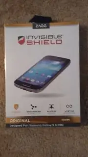 ZAGG Invisibleshield Original Screen for Samsung Galaxy S4 Mini Brand-New In Box