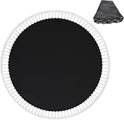 Trampoline Replacement Jumping Mat with V-Rings, Waterproof Round Jumping Mats, Bounce Safely Mat for 6/8/10/12/13/14/15/16ft Trampoline(10ft 56rings)
