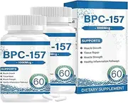 BPC 157 Peptide Capsules - 1000mcg, BPC-157 Supplement for Gastrointestinal Health Support, Non-GMO,Dairy Free, Gluten Free, 60 Capsules (2)