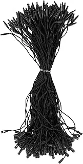 Hangable Tag String,100X Snap Lock Pin Loop Fastener Hook Ties | Hangable Tag String Fasteners, Tag Rope for Clothing Tags