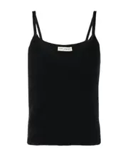 ribbed-knit singlet top FR32,FR34,FR38 Black