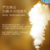 在飛比找露天拍賣優惠-艾尚羽手工吊吊絨95白鵝絨被子羽絨被芯二合一子母被四季冬被