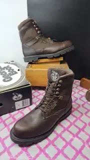 Georgia Boot Homeland Steel Toe Mens Waterproof Work Boots Brown Sz 12M -ASTM EH
