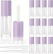 [COSIDEA] 14pcs Empty purple 6ml big brush lip gloss tubes for DIY lip gloss, lipgloss containers