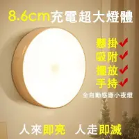 在飛比找momo購物網優惠-【fioJa 費歐家】智能LED磁吸充電人體感應燈 感應小夜