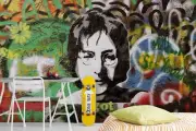 3D Avatar Text Flower Graffiti Wallpaper Wall Murals Removable Wallpaper