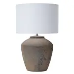 [James Lane] Elanor Ceramic Table Lamp Brown