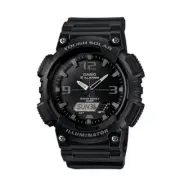 Casio AQ-S810W-1A2JH TOUGH SOLAR 5 Alarms Men Watch ALL BLACK