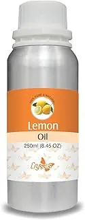 Crysalis Lemon (Citrus Limonum) |100% Pure & Natural Undiluted Essential Oil Organic Standard/Steam Distilled Oil for Clean & Clear Skin,Hair Care & Massage/Room Fragrances,Perfume-250ML
