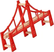 Wooden Raised Bridge Tracks Train Track Bridge Complement Your Favorite Train Set Boys Toys