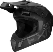 FXR Clutch Gladiator 2024 Motocross Helmet, black, Size L for Men